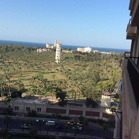Sea & Garden View At Al-Muntazh Towers - إطلاله علي البحر و حدائق قصر المنتزه Apartamento Alexandria Exterior foto